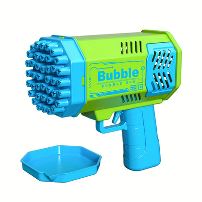 40 Hole Bubble Machine Fully Automatic Bubble Blowing Light Outdoor Bubble Machine without Battery without Bubble Water