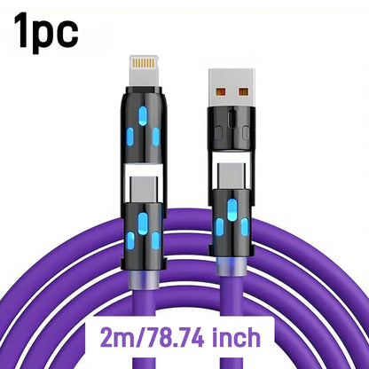 4-in-1 Fast Charge Multi-Device Cable