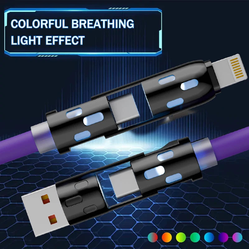 4-in-1 Fast Charge Multi-Device Cable