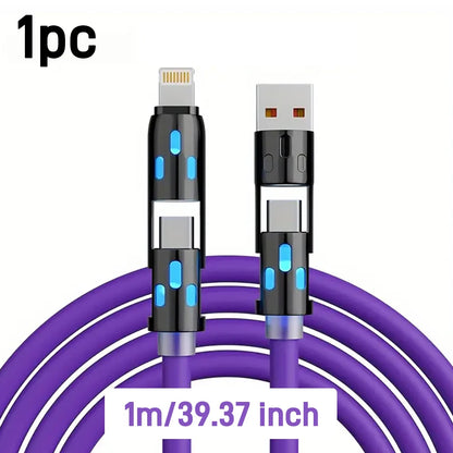 4-in-1 Fast Charge Multi-Device Cable